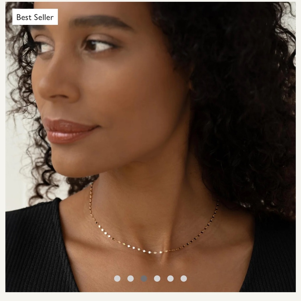 Delicate Gold Necklace for Women - Picture 2 of 5